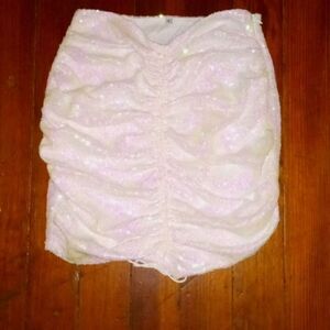 GLITTER WOMEN'S MINI SKIRT